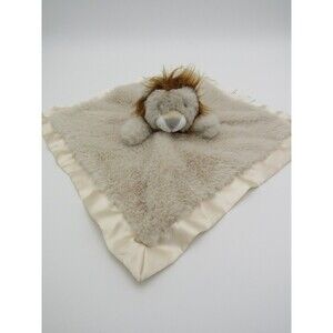 Cloud Island Target Baby Lovey Security Blanket Tan Lion Plush Satin 2023 Soft
